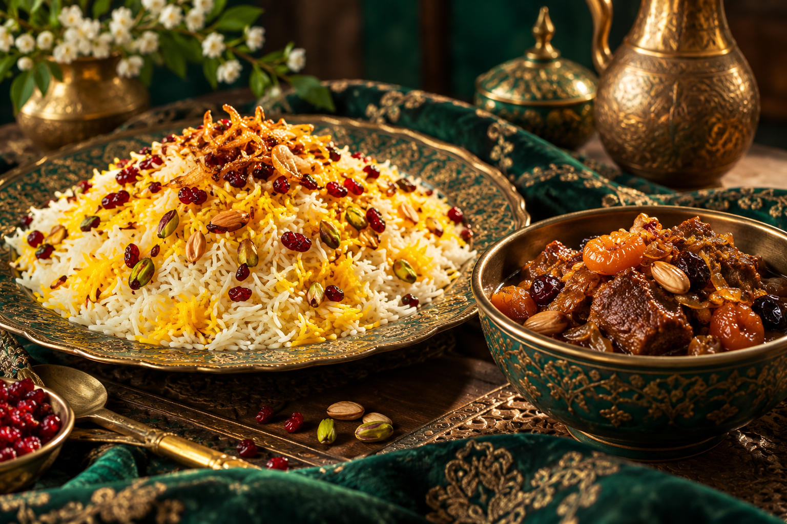 Editorial photograph illustrating azerbaijani plov: why the cooking method matters